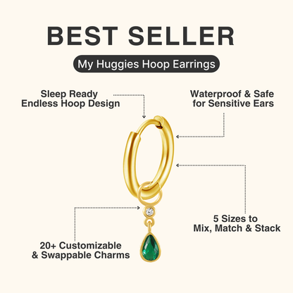 Icy Tear Drop Charm